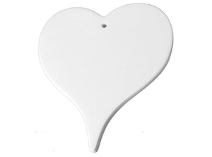 Flat Heart Ornament