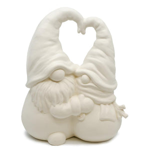 Lge Hugging Gnome and Snowman