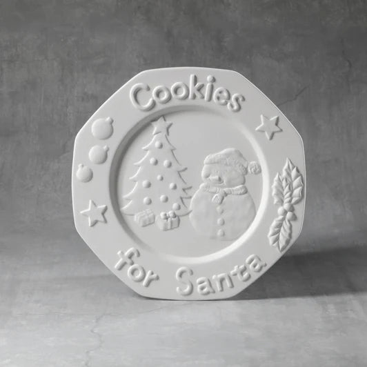 Snowman Cookie Plate