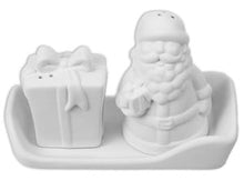 Load image into Gallery viewer, Santa and Present Salt and Pepper
