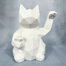 Load image into Gallery viewer, Faceted Lucky Cat
