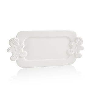 Gingerbread Man Platter 19.25L x 8.5W