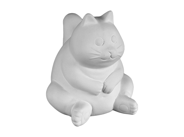 Plump Cat Figurine