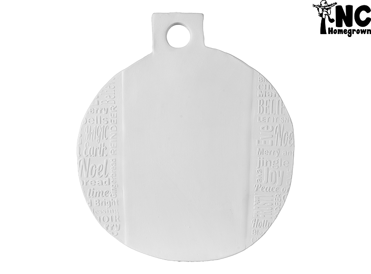 Round Christmas Charcuterie Board