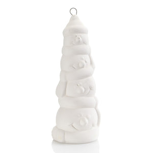 Snow Pile Ornament - 4.25H