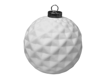 Load image into Gallery viewer, Faceted Silver Ball Ornament
