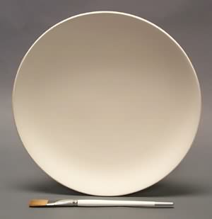 Large Coupe Dinner Plate 12 in