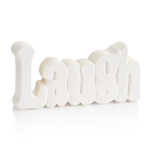 Laugh Word Plaque