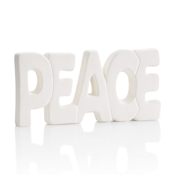 Peace Word Plaque