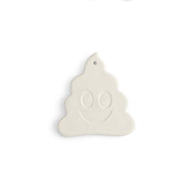 Load image into Gallery viewer, Poop Emoji Flat Ornament
