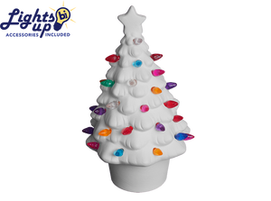 Small Lighted Christmas Tree - 9H
