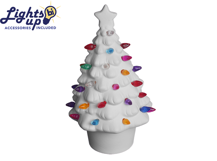 Small Lighted Christmas Tree - 9H