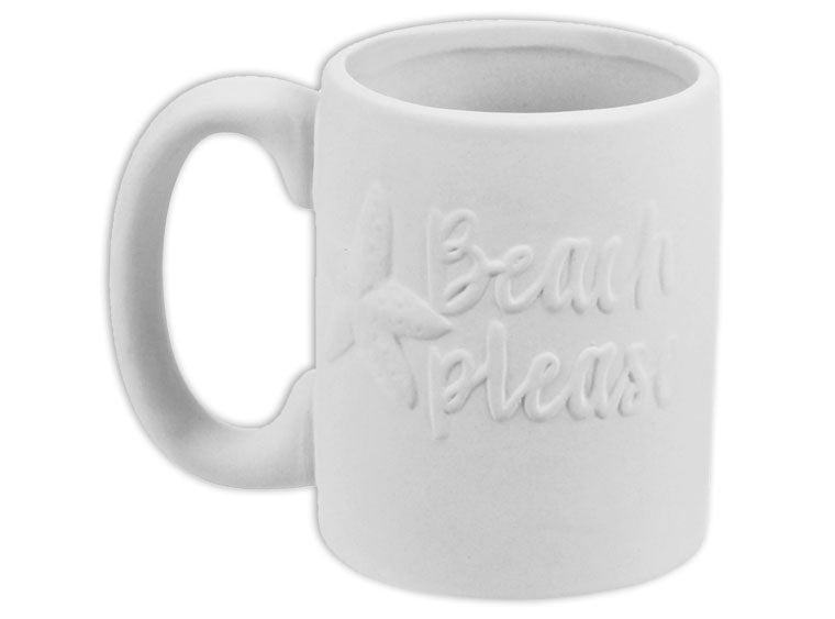 Beach Please Mug -12 oz
