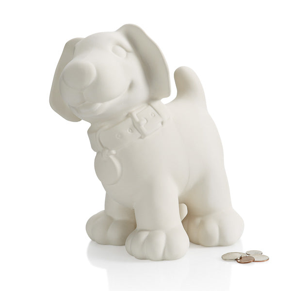 Dog Biggy Bank - 9.5H x 8.5L