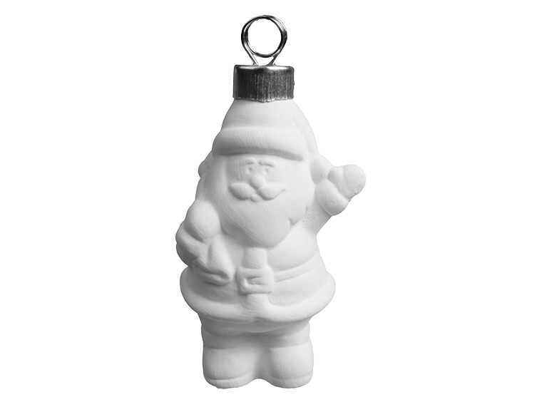 Jolly Santa Ornament
