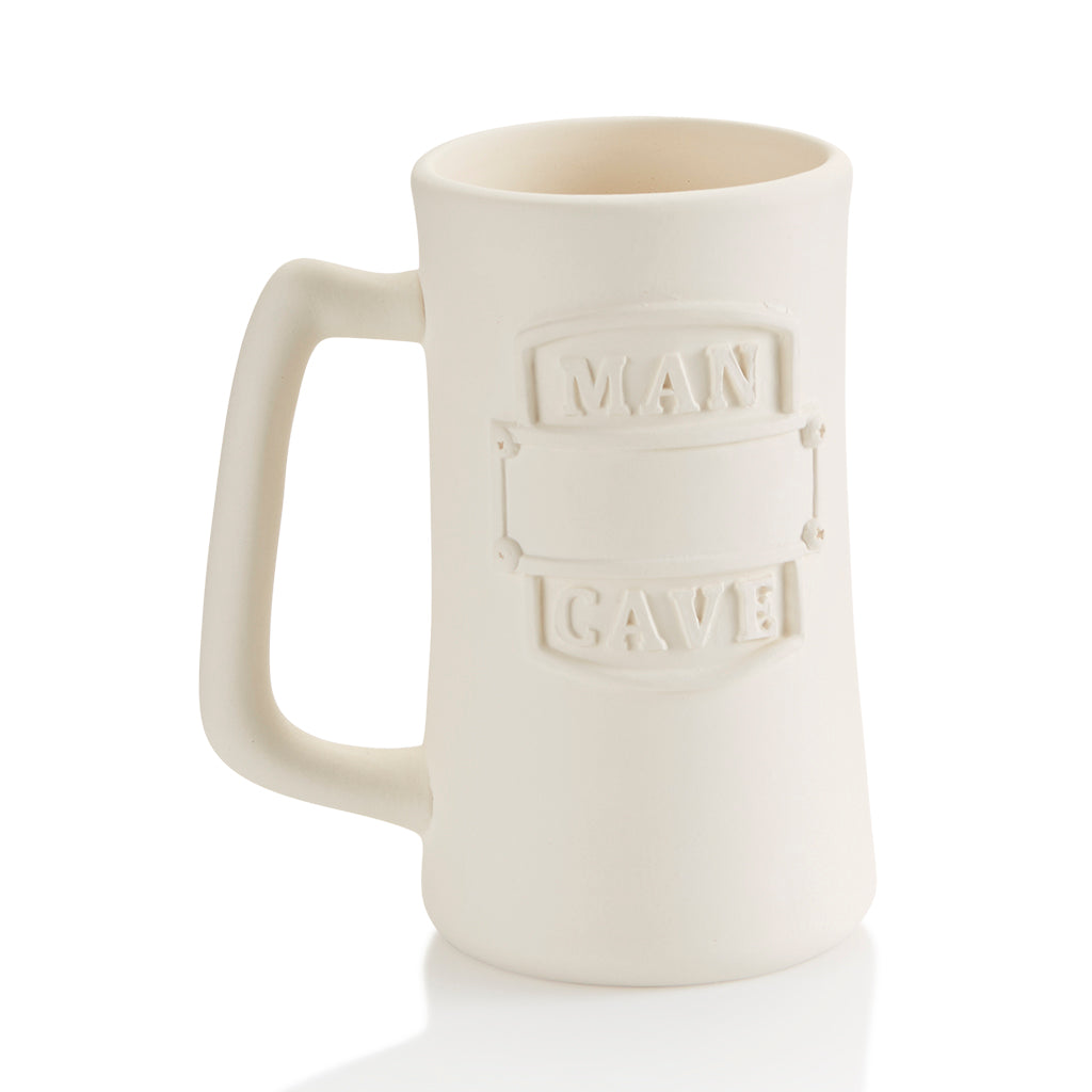 Man Cave Mug - 6H x 3.5D - 20 oz