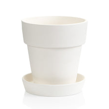 Load image into Gallery viewer, Flower Pot with Saucer - Med 6x6
