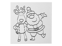 Load image into Gallery viewer, Santa &amp; Rudolph Party Tile
