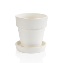 Load image into Gallery viewer, Flower Pot with Saucer - Small 4x4
