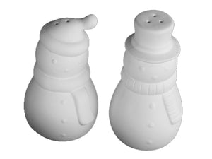 Snowmen Salt & Pepper Shaker Set