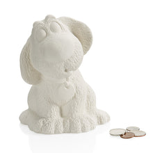 Load image into Gallery viewer, Textured Dog Bank - 5w x 6.25h
