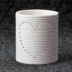 Tin Can Heart Votive